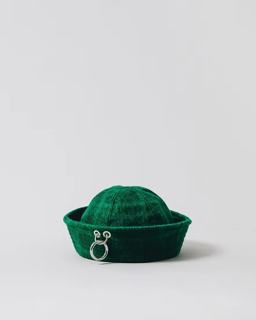 Calot Laine Vert | ChristelleNoel Handmade