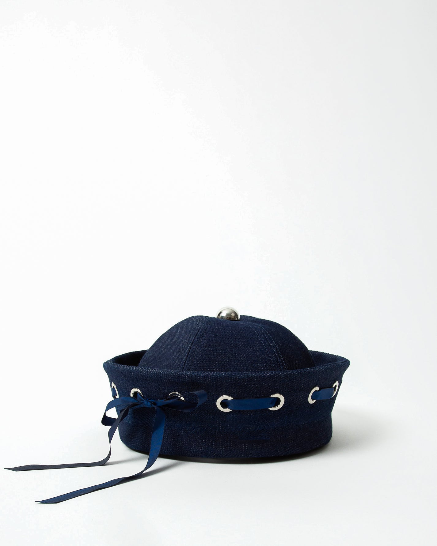 Calot jean lacets de face